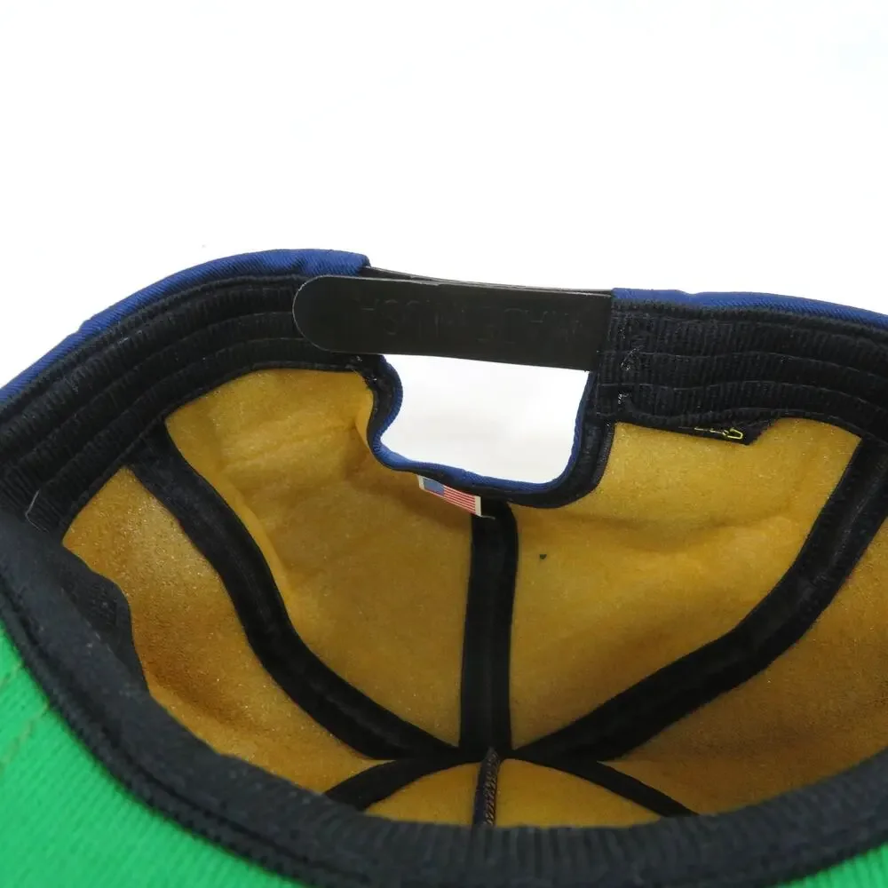 Seagram's Gin Trucker Hat Blue Green Snapback 1980s